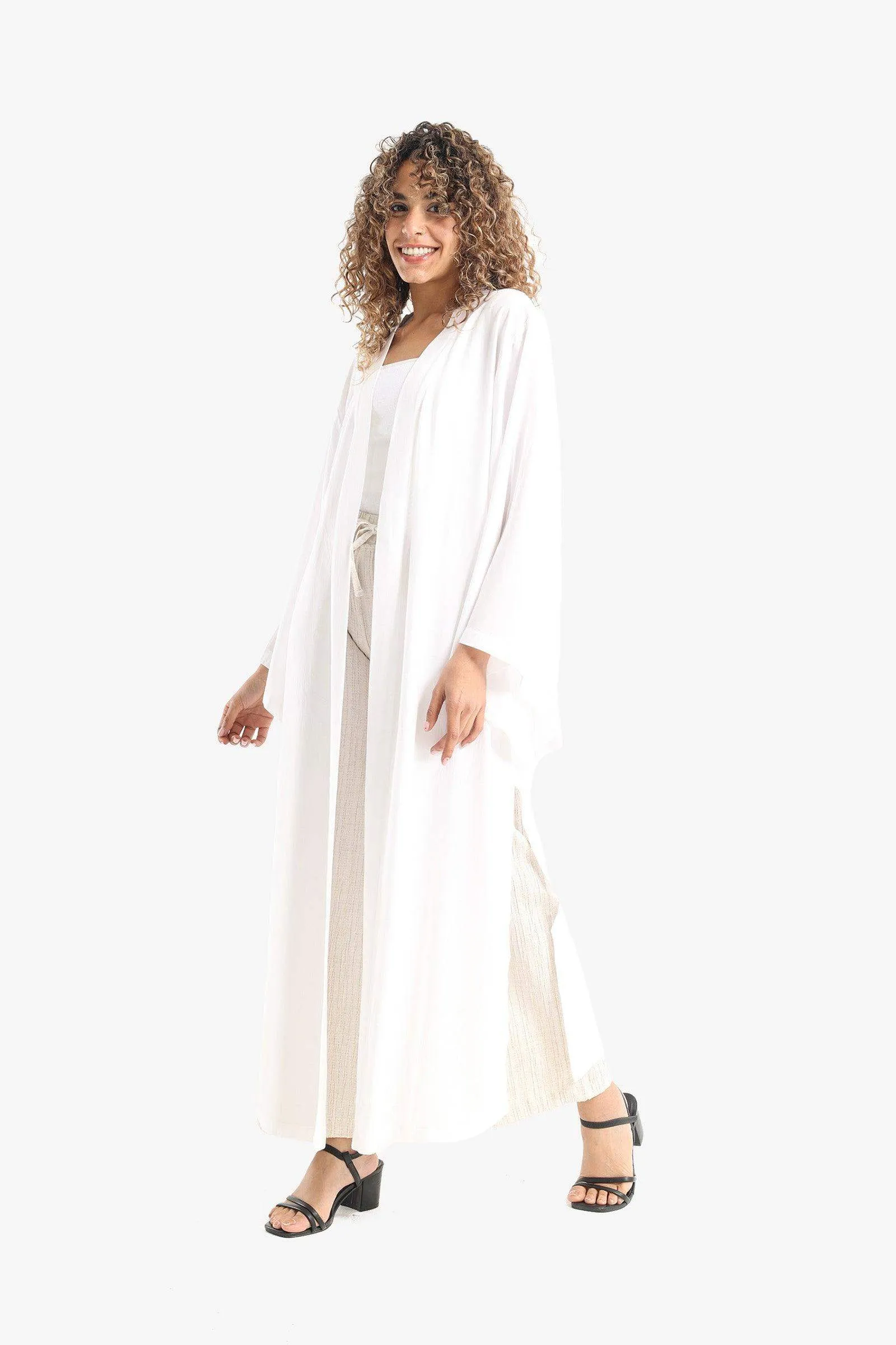 Back Eye Embroidery Kimono