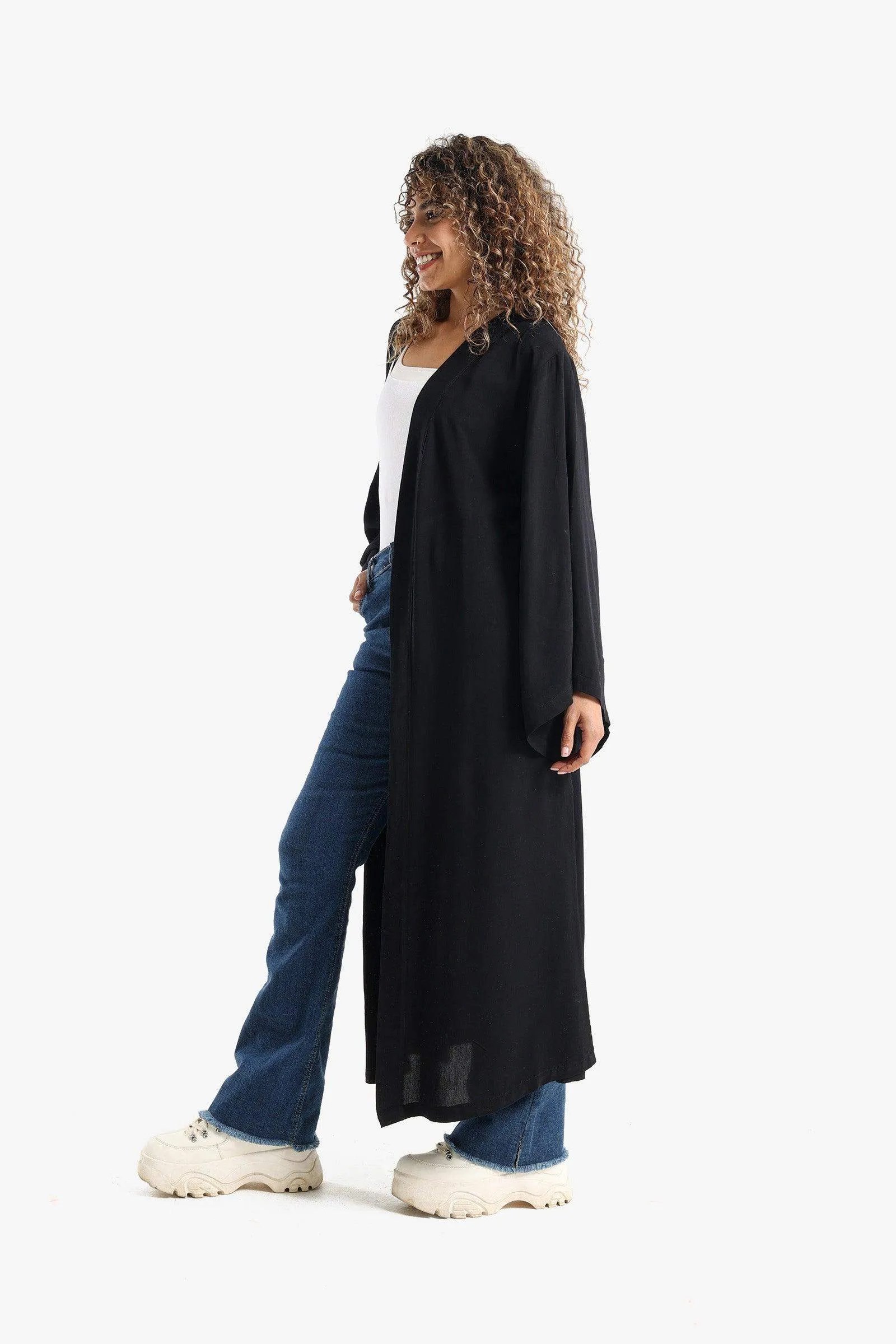 Back Eye Embroidery Kimono