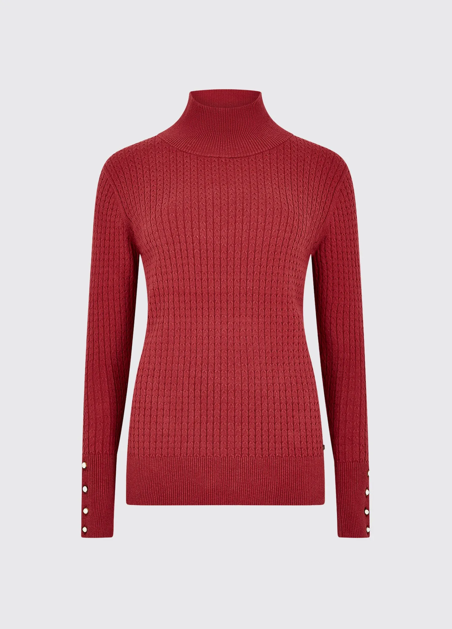 Brennan Knitted Sweater - Ruby