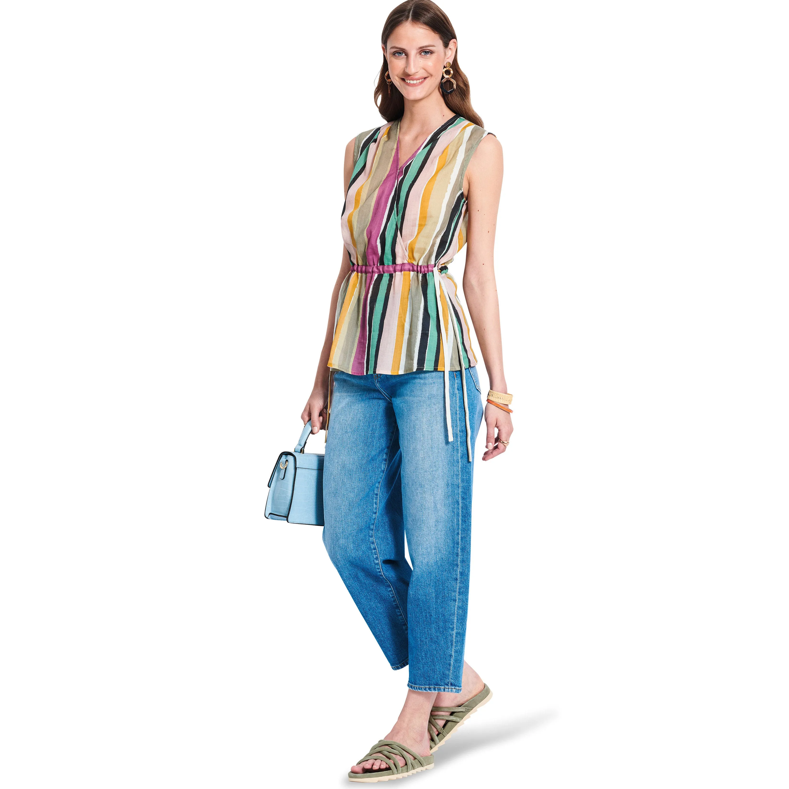Burda Pattern 5914 Misses' Overalls & Blouse
