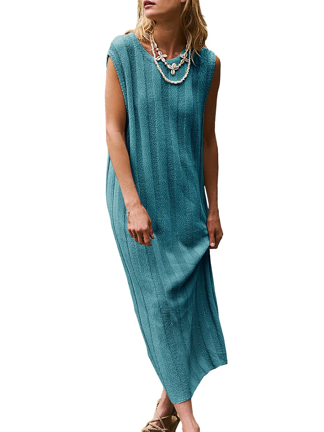 Caldwell Sleeveless Knit Dress