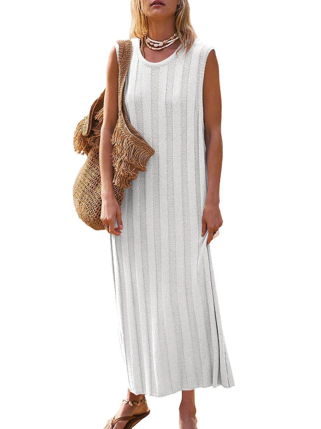 Caldwell Sleeveless Knit Dress