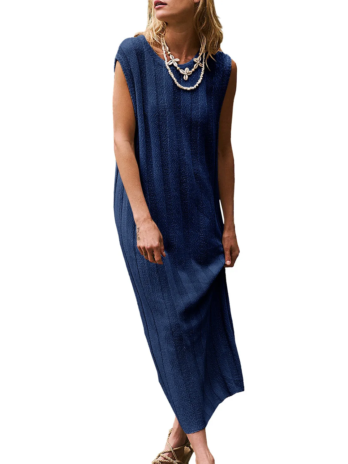 Caldwell Sleeveless Knit Dress