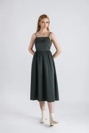 Cannerva Camisole Ruched Waist Maxi Dress