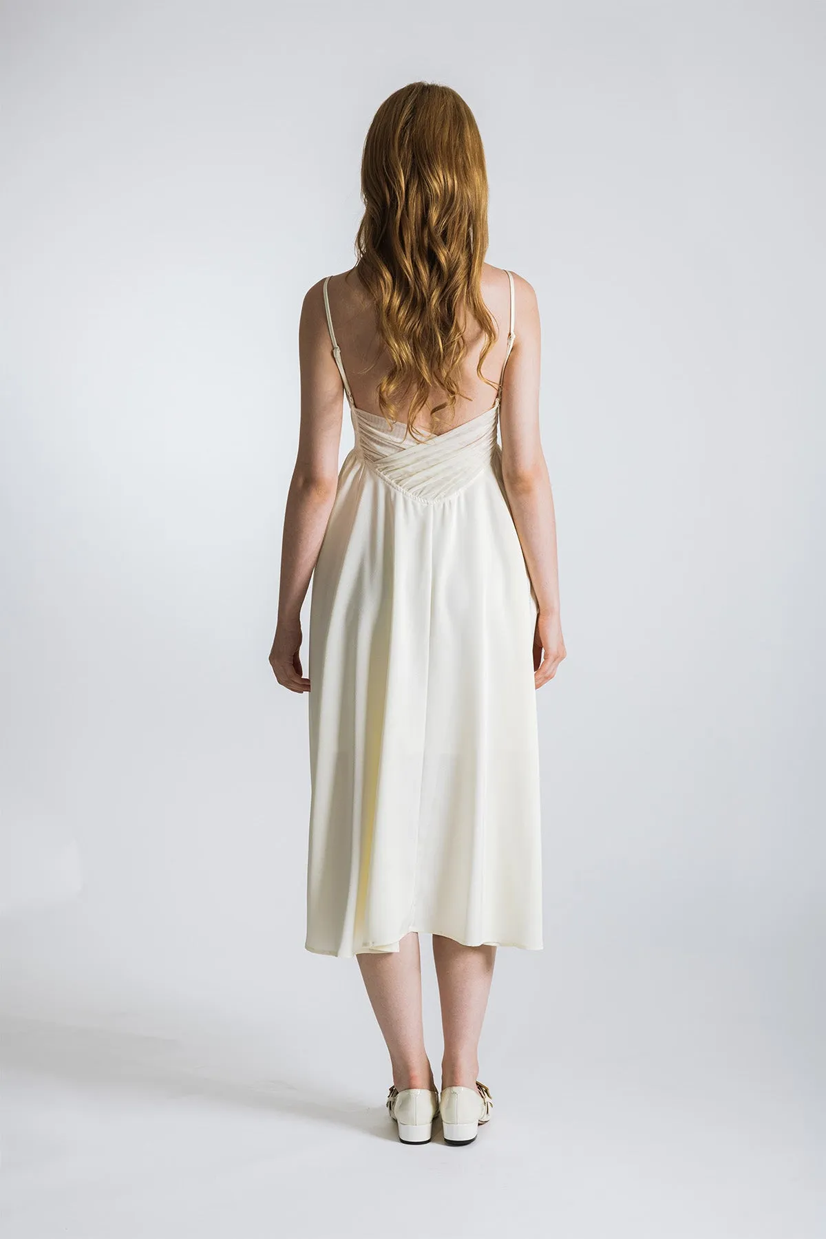 Cannerva Camisole Ruched Waist Maxi Dress