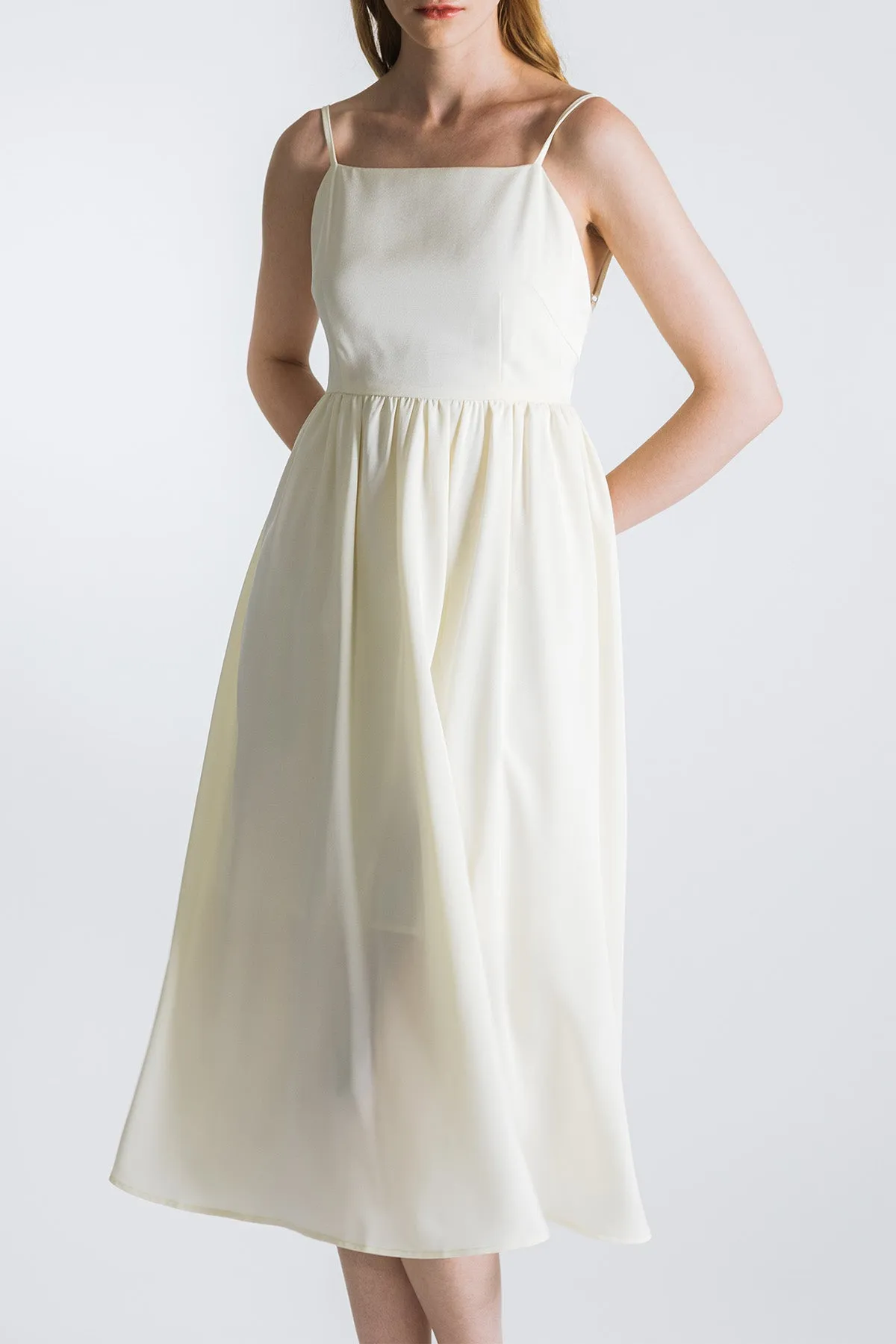 Cannerva Camisole Ruched Waist Maxi Dress