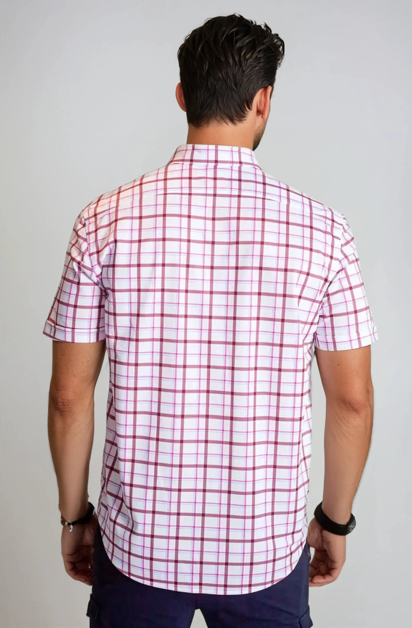 Carnaby Plaid Short Sleeve Tech Shirt