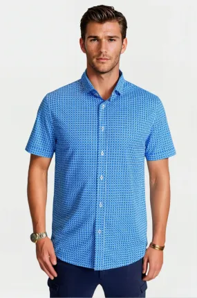 Castille Check Short Sleeve Tech Shirt
