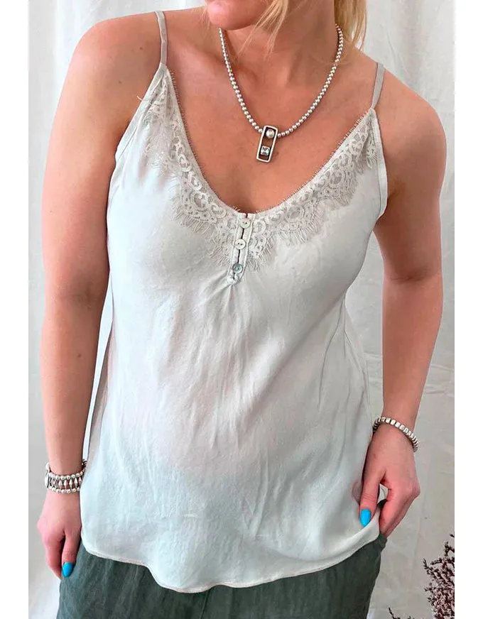 Goldie Viscose Top Beige