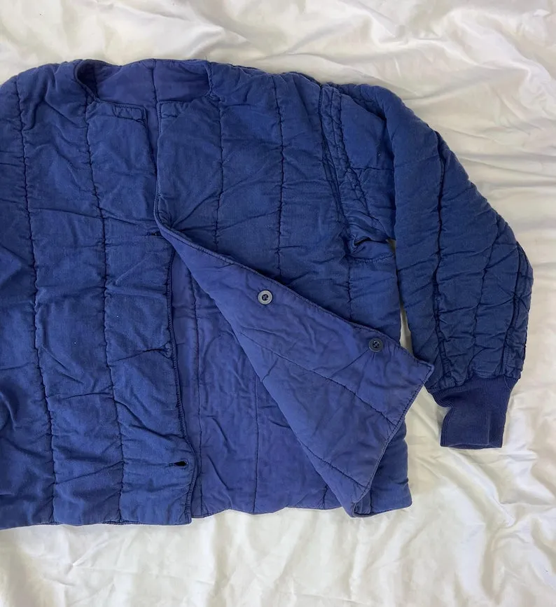 Rawson Vintage Blue Cotton Quilt Liner Jacket