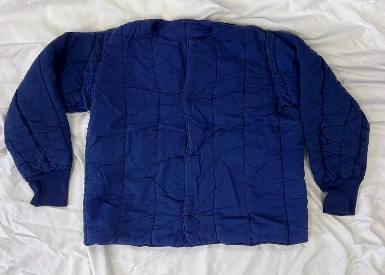Rawson Vintage Blue Cotton Quilt Liner Jacket
