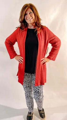 Scarlet Drop Shoulder Jacket