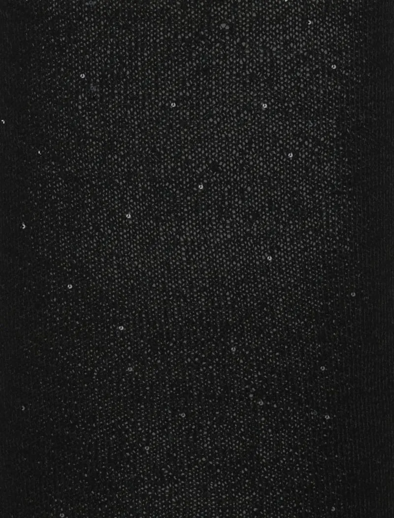 Stella Maxi Dress | Black Sequin