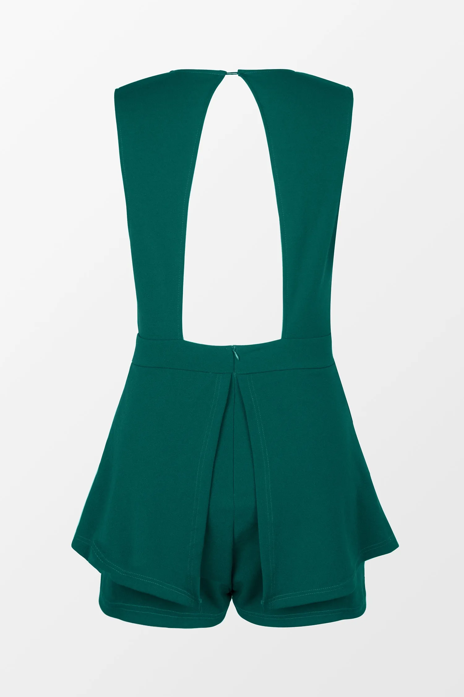 X Madison Honeymoon Plunge Backless Romper