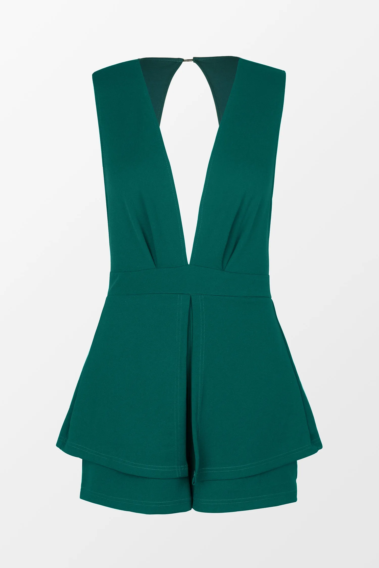 X Madison Honeymoon Plunge Backless Romper